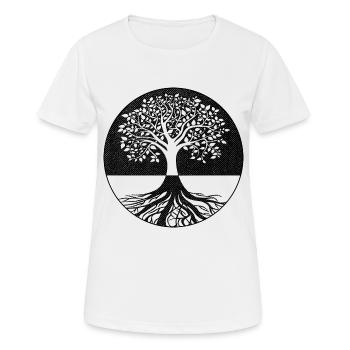 Tree - Women's Breathable T-Shirt - white - Front - AI Model Female 172 dark (172cm)