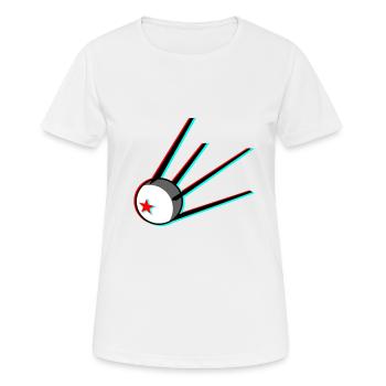Spoutnik - T-shirt respirant Femme - blanc - Devant - AI Model Female 172 dark (172cm)