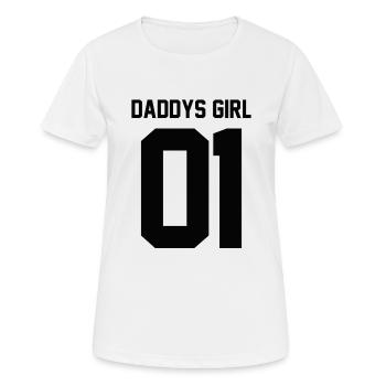 Papa fille 01 - T-shirt respirant Femme - blanc - Devant - AI Model Female 172 dark (172cm)