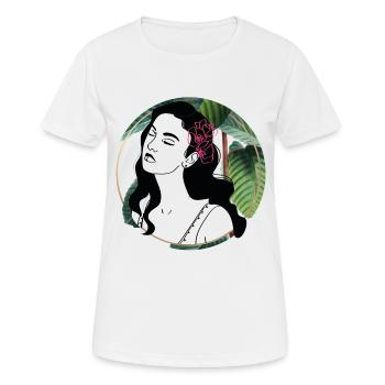 Yoga Meditation Spiritual Wellness Spirituality - Women's Breathable T-Shirt - white - Front - AI Model Female 172 dark (172cm)