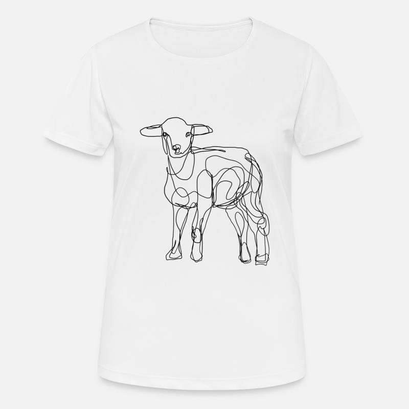 sheep sheep lamb - Women's Breathable T-Shirt - white