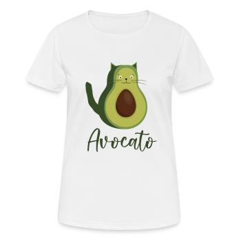 The slightly different avocado - Women's Breathable T-Shirt - white - Front - AI Model Female 172 dark (172cm)