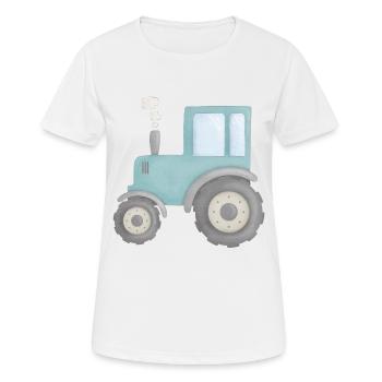Tractor / Tractor - Women's Breathable T-Shirt - white - Front - AI Model Female 172 dark (172cm)