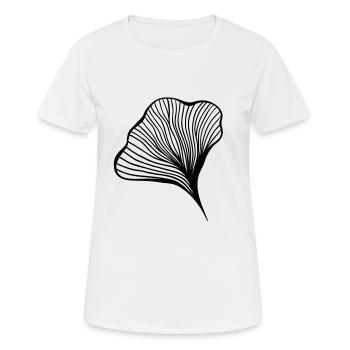 laisser noir - T-shirt respirant Femme - blanc - Devant - AI Model Female 172 dark (172cm)