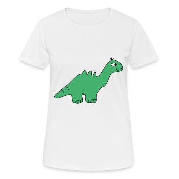 Dino - Women's Breathable T-Shirt - white - Front - AI Model Female 172 dark (172cm)