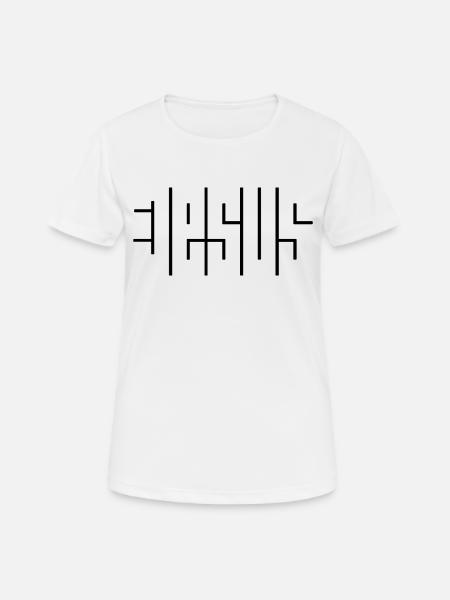 Jésus - T-shirt respirant Femme - blanc