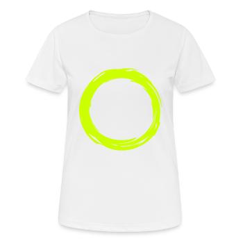 Cercle - T-shirt respirant Femme - blanc - Devant - AI Model Female 172 dark (172cm)
