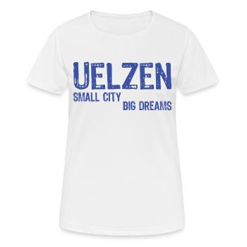 Ville d’Uelzen - T-shirt respirant Femme - blanc - Devant - AI Model Female 172 dark (172cm)