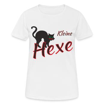 Kleine Hexe - Frauen T-Shirt atmungsaktiv - Weiß - Vorne - AI Model Female 172 dark (172cm)