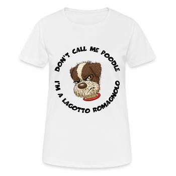 AngryPino3 1 - Frauen T-Shirt atmungsaktiv - Weiß - Vorne - AI Model Female 172 dark (172cm)