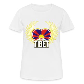 Tibet - Women's Breathable T-Shirt - white - Front - AI Model Female 172 dark (172cm)