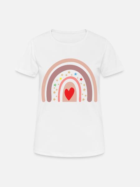 Rainbow - Women's Breathable T-Shirt - white