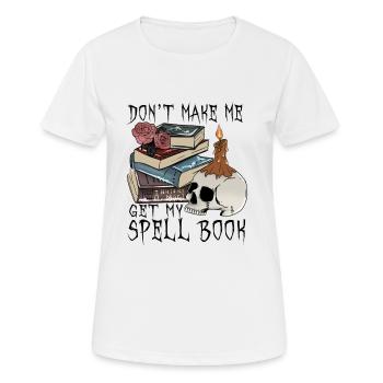 Horror Zauberei Magie Halloween T-Shirt Geschenk - Frauen T-Shirt atmungsaktiv - Weiß - Vorne - AI Model Female 172 dark (172cm)