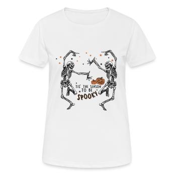 Horror Zauberei Magie Halloween T-Shirt Geschenk - Frauen T-Shirt atmungsaktiv - Weiß - Vorne - AI Model Female 172 dark (172cm)