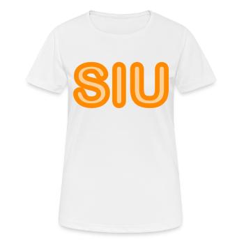 Youth speech - Siu - orange - Women's Breathable T-Shirt - white - Front - AI Model Female 172 dark (172cm)