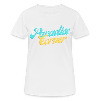 Paradise Corner - T-shirt respirant Femme - blanc - Devant - AI Model Female 172 dark (172cm)