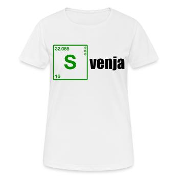 Svenja Vorname black - Frauen T-Shirt atmungsaktiv - Weiß - Vorne - AI Model Female 172 dark (172cm)