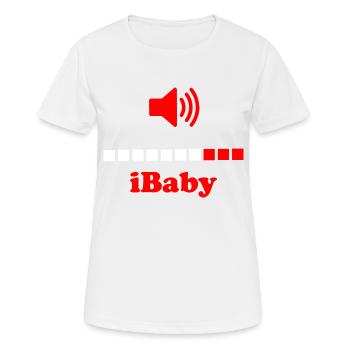 Schwangerschaft Babyparty Babyshower Boy Girl - Frauen T-Shirt atmungsaktiv - Weiß - Vorne - AI Model Female 172 dark (172cm)