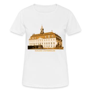 Lichtenwalde Schloss Niederwiesa Saxe centrale - T-shirt respirant Femme - blanc - Devant - AI Model Female 172 dark (172cm)