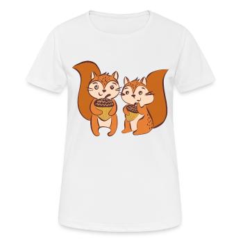 Wildtiere - Frauen T-Shirt atmungsaktiv - Weiß - Vorne - AI Model Female 172 dark (172cm)