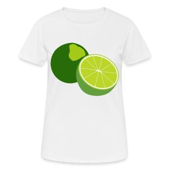 Lime - Women's Breathable T-Shirt - white - Front - AI Model Female 172 dark (172cm)