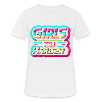 Filles Tri 9 - T-shirt respirant Femme - blanc - Devant - AI Model Female 172 dark (172cm)