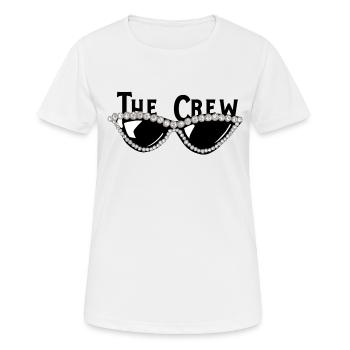 L’enterrement de vie de jeune fille de l’équipage - T-shirt respirant Femme - blanc - Devant - AI Model Female 172 dark (172cm)