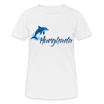 Tourisme Hurghada Égypte - T-shirt respirant Femme - blanc - Devant - AI Model Female 172 dark (172cm)