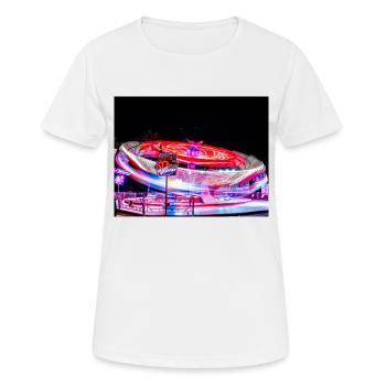 Da ist Kirmes - Frauen T-Shirt atmungsaktiv - Weiß - Vorne - AI Model Female 172 dark (172cm)