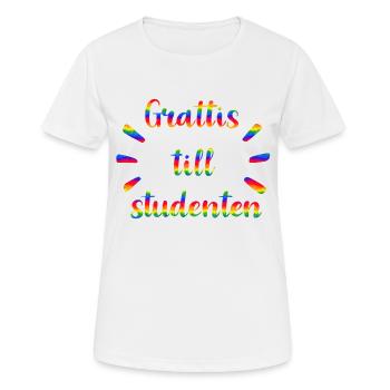 Abschlussfeier 2024 Abiturfeier - Frauen T-Shirt atmungsaktiv - Weiß - Vorne - AI Model Female 172 dark (172cm)