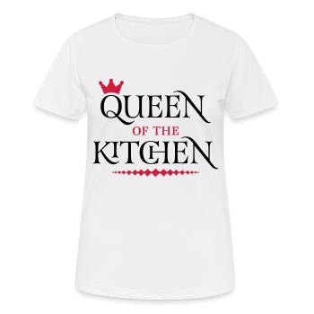 Queen of the Kitchen - Women's Breathable T-Shirt - white - Front - AI Model Female 172 dark (172cm)