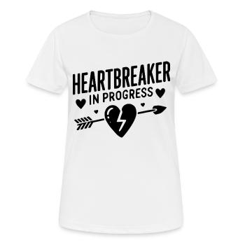 Crève-cœur en cours - T-shirt respirant Femme - blanc - Devant - AI Model Female 172 dark (172cm)