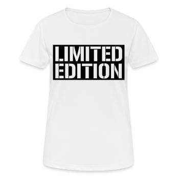 limited edition - Frauen T-Shirt atmungsaktiv - Weiß - Vorne - AI Model Female 172 dark (172cm)