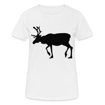 pur - T-shirt respirant Femme - blanc - Devant - AI Model Female 172 dark (172cm)