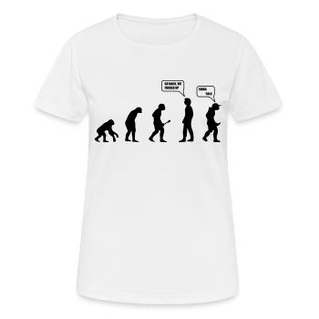 Swag Yolo Evolution - T-shirt respirant Femme - blanc - Devant - AI Model Female 172 dark (172cm)
