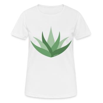 Aloe - Women's Breathable T-Shirt - white - Front - AI Model Female 172 dark (172cm)