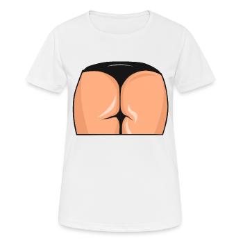 sexy bikini mädchen frau - Frauen T-Shirt atmungsaktiv - Weiß - Vorne - AI Model Female 172 dark (172cm)