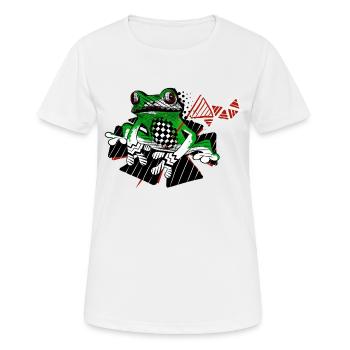 Frog frog - Women's Breathable T-Shirt - white - Front - AI Model Female 172 dark (172cm)