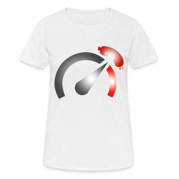 Comptoir BBQ - T-shirt respirant Femme - blanc - Devant - AI Model Female 172 dark (172cm)