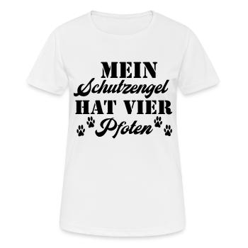 Mein Schutzengel - Frauen T-Shirt atmungsaktiv - Weiß - Vorne - AI Model Female 172 dark (172cm)