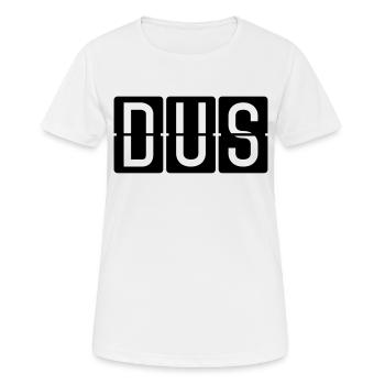 Dusseldorf - T-shirt respirant Femme - blanc - Devant - AI Model Female 172 dark (172cm)