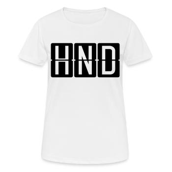 Tokyo - T-shirt respirant Femme - blanc - Devant - AI Model Female 172 dark (172cm)