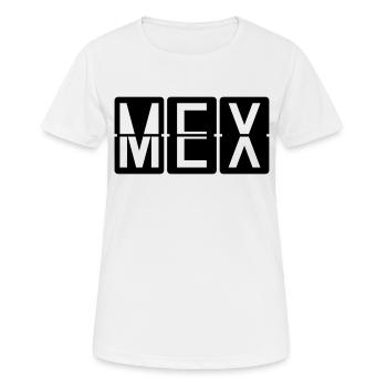 Mexico - T-shirt respirant Femme - blanc - Devant - AI Model Female 172 dark (172cm)
