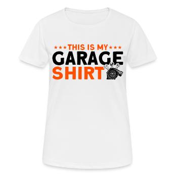Mécanicien automobile Cadeau mécanicien automobile - T-shirt respirant Femme - blanc - Devant - AI Model Female 172 dark (172cm)
