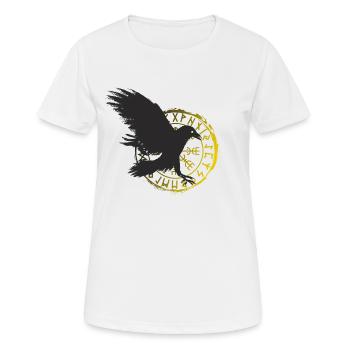 Corbeau - T-shirt respirant Femme - blanc - Devant - AI Model Female 172 dark (172cm)