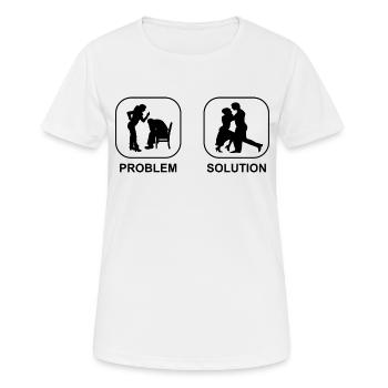 Tanzen Geschenk Tanzsport Hobby Tänzer Sport - Frauen T-Shirt atmungsaktiv - Weiß - Vorne - AI Model Female 172 dark (172cm)