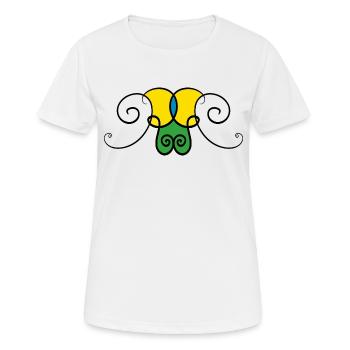 Angel of Light - Women's Breathable T-Shirt - white - Front - AI Model Female 172 dark (172cm)