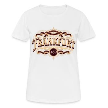 Frankfurt Nordweststadt - Stadt hessen - Frauen T-Shirt atmungsaktiv - Weiß - Vorne - AI Model Female 172 dark (172cm)