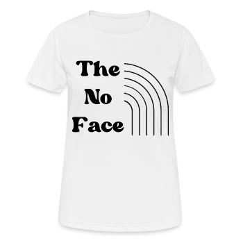 Gesichtslose Form - Frauen T-Shirt atmungsaktiv - Weiß - Vorne - AI Model Female 172 dark (172cm)