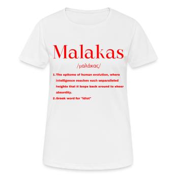 Greek Definition - Women's Breathable T-Shirt - white - Front - AI Model Female 172 dark (172cm)